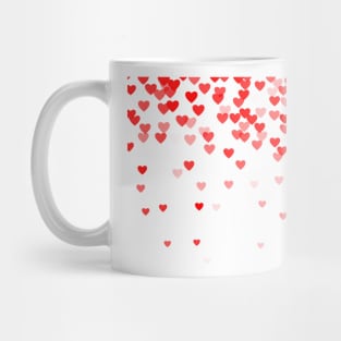 Falling Hearts Design Mug